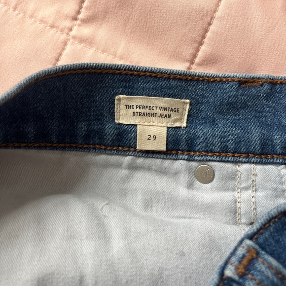Madewell - The Perfect Vintage Straight Jean - size 29 - Picture 2 of 5